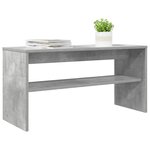vidaXL Meuble TV Gris béton 80 x 30 x 40 cm Bois d'ingénierie