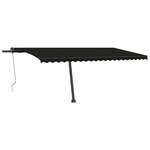 vidaXL Auvent automatique sur pied 500x350 cm Anthracite