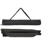 vidaXL Lit de camping pliant Noir Tissu Oxford