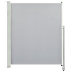 vidaXL Auvent latéral rétractable de patio 160 x 300 cm Gris
