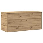 vidaXL Boîte de Rangement chêne artisanal 100 x 42 x 46 cm