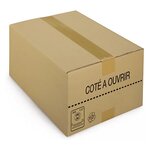 Caisse carton brune simple cannelure raja 35x35x35 cm (lot de 25)