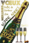 Carte Bonne Année Meilleurs Vœux +enveloppe12x17 5cm