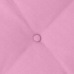 vidaXL Coussin de Dos Rose 120 x 19 x 50 cm tissu