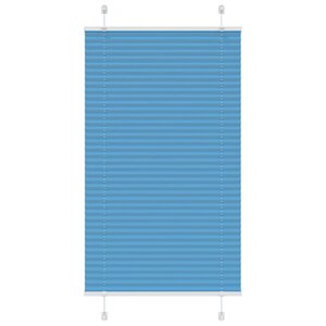 vidaXL Store plissé bleu 80x100 cm largeur du tissu 79 4 cm polyester