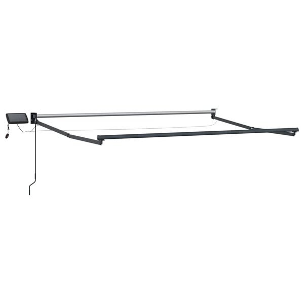vidaXL Cadre de store rétractable électrique Anthracite 3 x 2 m