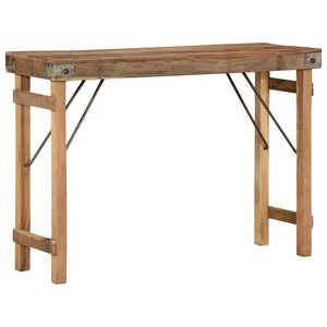 vidaXL Table d'appoint Marron 110 x 35 x 76 cm Bois Recyclé Solide