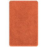 vidaXL Tapis de bain antidérapant Orange 50 x 80 cm PP