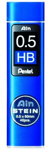 Etui de 40 Mines 0 5 mm AIN STEIN C275 dureté HB PENTEL