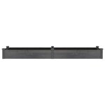vidaXL Lit surélevé de jardin doublure 240x60x25 cm bois massif sapin
