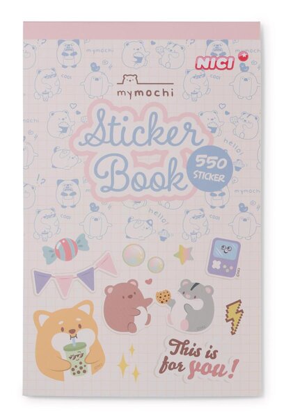 mymochi Livre D'autocollants - 16 pages -  550 autocollants