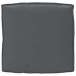 vidaXL Coussin pour assise de palette Anthracite 80 x 80 x 12 cm