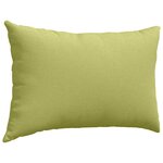 vidaXL Coussins de canapé 2 Pièces Vert clair 60 x 40 cm tissu