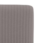 vidaXL Chaises à manger lot de 2 taupe tissu