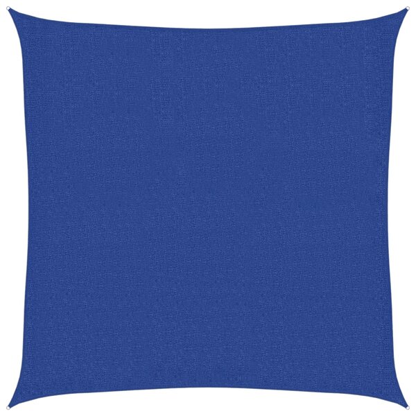 vidaXL Voile d'ombrage 160 g/m² carré bleu 3 6x3 6 m PEHD
