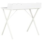 vidaXL Bureau Blanc 80x50x84 cm