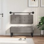 vidaXL Tête de lit suspendue Tissu