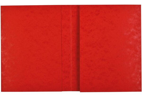Protège Cahier 'Ecolier' 18 x 22 cm Carte Lustrée 2 grands Rabats Rouge COUTAL