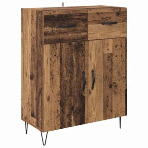 vidaXL Buffet Bois Ancien 69 5 x 34 x 90 cm Bois d'ingénierie