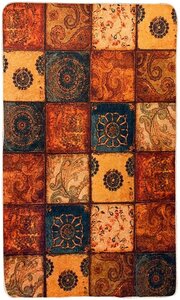 Tapis de salon PERSE 80 x 150 cm - Marron