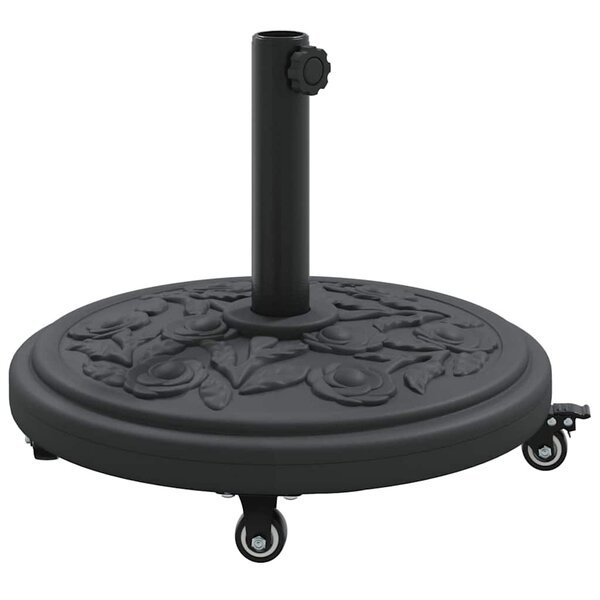 vidaXL Pied de parasol Noir Ø38-48 mm