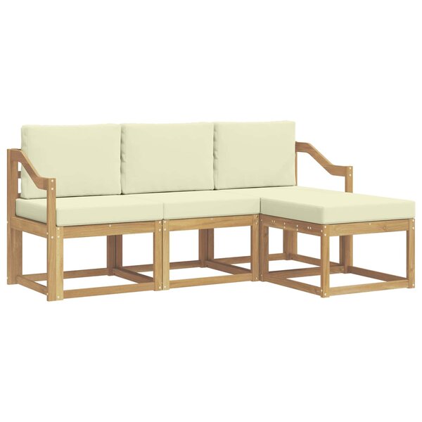 vidaXL Ensemble de canapés d'extérieur 4 pc