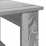 vidaXL Table basse Gris Sonoma 72 x 50 x 50 cm Bois d'ingénierie
