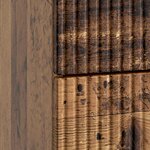 vidaXL Cabinet de chevet avec tiroir Bois ancien 43 x 41 x 66 5 cm