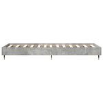 vidaXL Cadre de lit Gris béton 80 x 200 cm Bois d'ingénierie