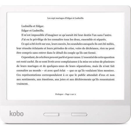 Kobo - Liseuse numérique Kobo by Libra H2O 7 8 Go H2O Noir
