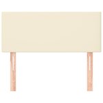 vidaXL Tête de lit Crème 80x5x78/88 cm Similicuir