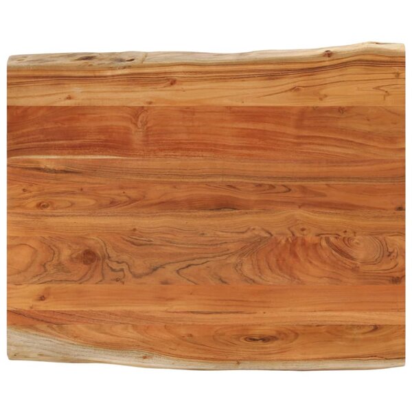 vidaXL Dessus de table 110x80x3 8 cm rectangulaire bois massif acacia
