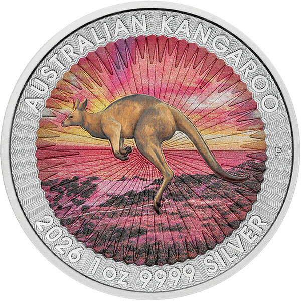 Monnaie KANGAROO Sundowner Edition 1 Oz Argent 1$ Australia 2026 (PRÉCOMMANDE)