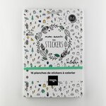 Mini Stickers Bullet Journal À Colorier - Draeger paris