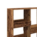 vidaXL Bibliothèque/Séparateur de pièce vieux bois 100x33x115 cm