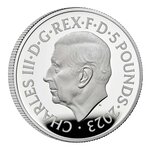 Pièce de monnaie 5 Pounds Royaume-Uni Fierté anglaise 2023 – Argent BE