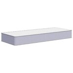 vidaXL Matelas en mousse moyennement doux 90x190 cm