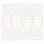 vidaXL Tête de lit murale Blanc 96x3x91 5 cm Bois massif de pin