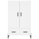 vidaXL Buffet haut blanc 69 5x31x115 cm bois d'ingénierie