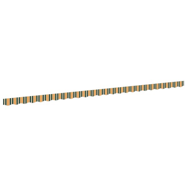 vidaXL Valance de Store pour Cadre de 6 m Verte et Jaune 5.8x0.2 m