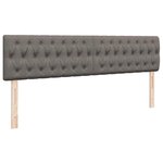 VidaXL Cadre de lit ottoman avec matelas taupe 160x200 cm tissu