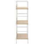 vidaXL Bibliothèque à 3 niveaux chêne 60x27 6x90 5cm bois d'ingénierie