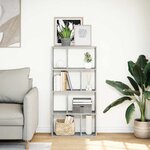 vidaXL Bibliothèque sonoma gris 60x20x120 5 cm bois d'ingénierie
