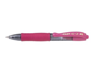 Mini Stylo roller Encre gel G2 XS7 PIXIE Tracé 0 4 mm (Bille 0 7mm) Rose x 12 PILOT
