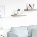 vidaXL Étagère murale flottante chêne 50x23x3 8 cm MDF