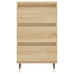 vidaXL Buffet chêne sonoma 40x35x70 cm bois d'ingénierie