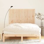 vidaXL Tête de lit murale 146 5x3x110 cm Bois massif de pin