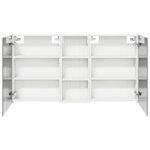 vidaXL Ensemble de Meubles de Salle de Bain 3 Pièces 130 x 14 5 x 70 cm
