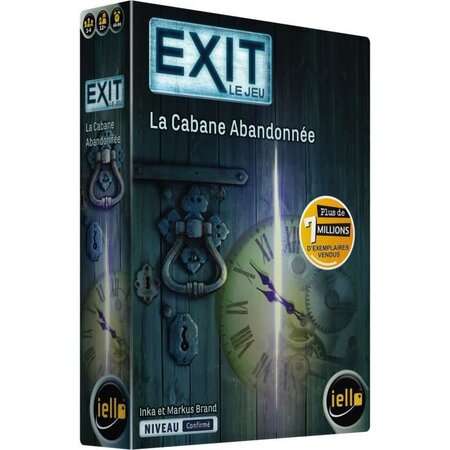 EXIT : Le Jeu - La Cabane Abandonnée - Jeu de société - Escape games - IELLO