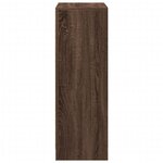 vidaXL Buffet avec LED chêne marron 72x34x100 cm bois d'ingénierie